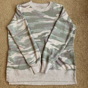 Camo Oversized Sweater